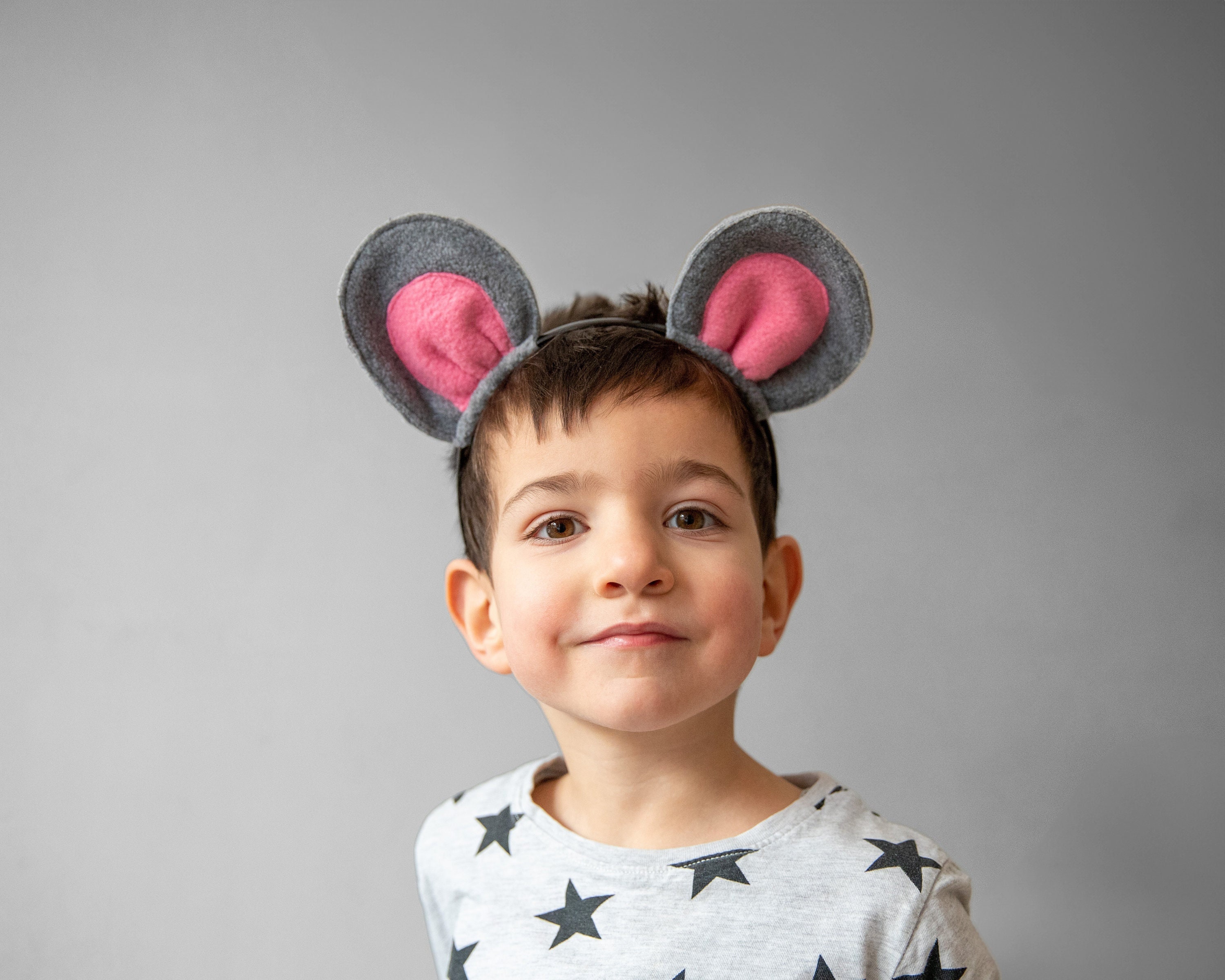 Cerchietti Con Orecchie Da Topo DRESHOW - 2 Pezzi Con Fiocco E Paillettes, Per Costumi E Carnevale - Foto 3