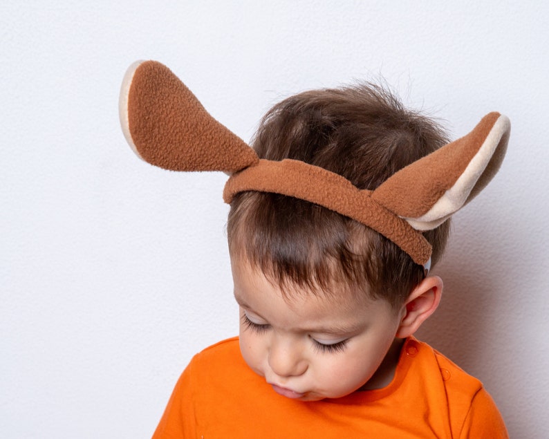 Kangaroo Ears, Cute Animal Ears Headband, Halloween Costume Accessory, Children's or Adult's Photo Prop, Cosplay image 2