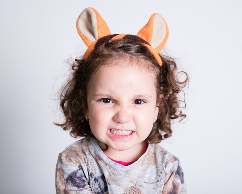 Tiger Ears Headband, Animal Ears Head Band, Children's or Adult's Photo Prop, Cosplay, Pretend Play image 1