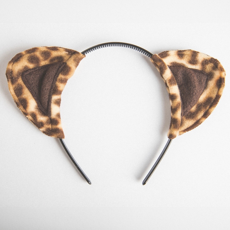 Leopard Ear Headband - Etsy