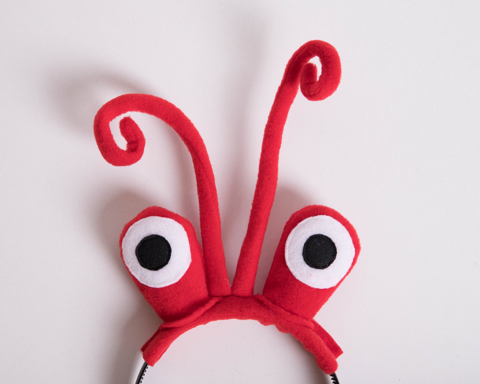 Crab Costume Crab Eyes Headband and Crab Claws Red Green Etsy UK