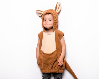 Costume da canguro per bambini, Costume di Halloween da canguro, Costume da festa, Costume da bambina, Costume di Halloween da bambino