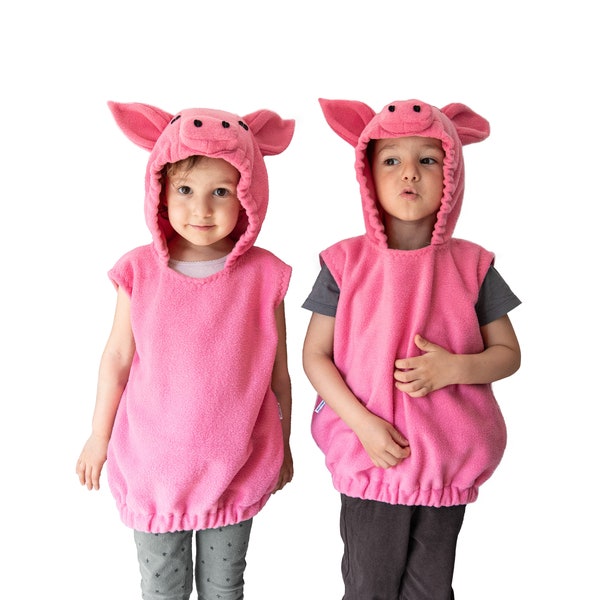 Toddlers Pig Costume, Baby First Halloween Piglet Costume, For Boys or Girls