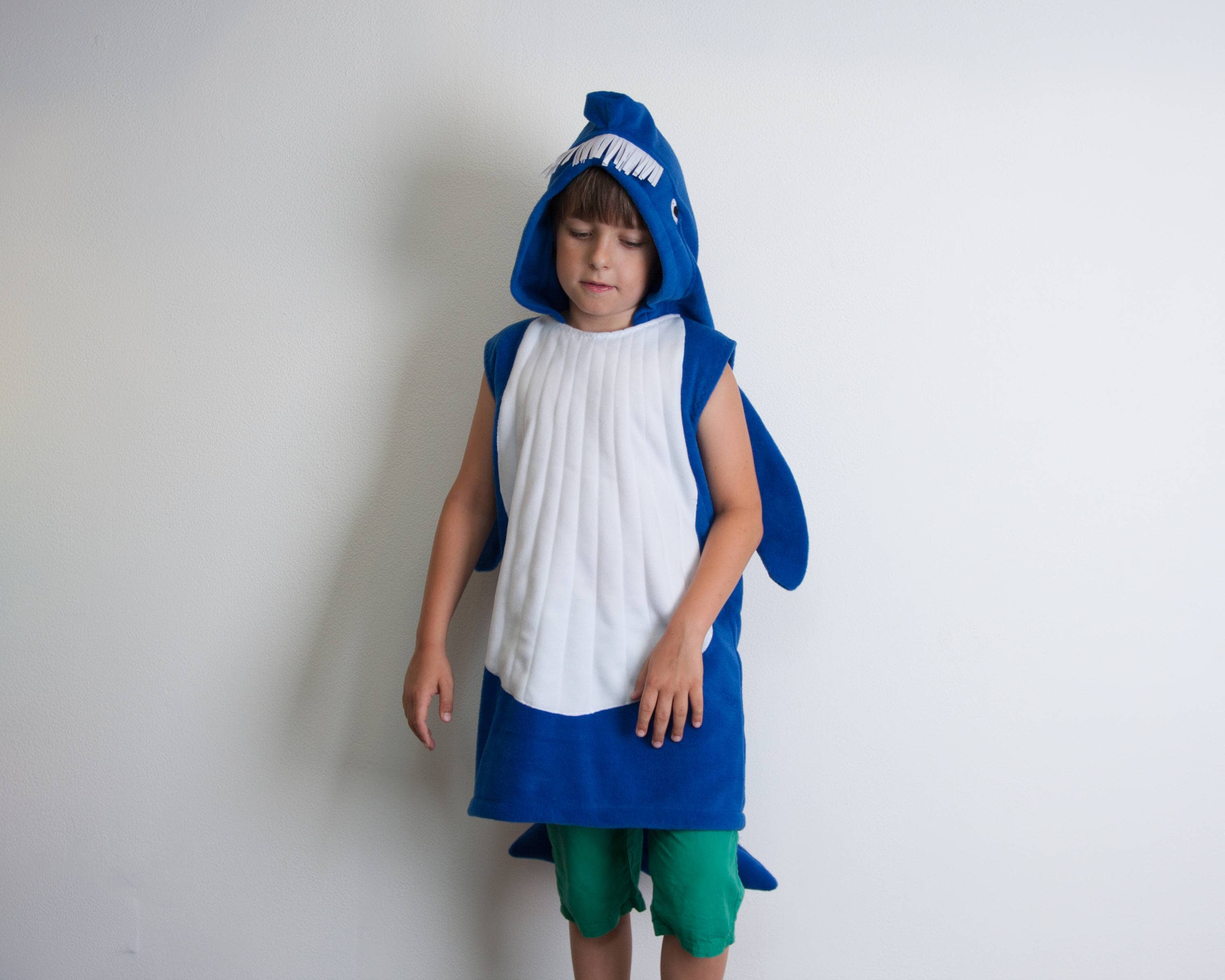 blue whale fancy dress Costume, Halloween Costume, Party Costume, Halloween Costume for Boys or Girls, Toddler Costume, Whale Halloween Costume Baleen A stuffed dorsal fin Size:18.5