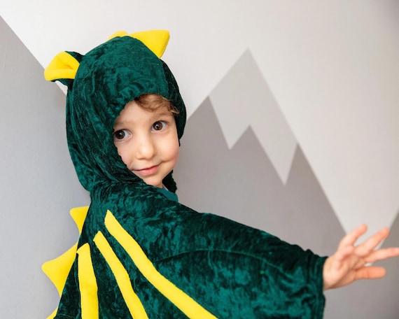 Costume da mantello da dinosauro per bambini, ala di drago