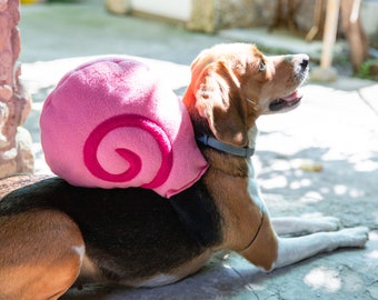 Costume de chien drôle, costume d’escargot d’Halloween pour animaux de compagnie, costume de chat, tenue d’animal de compagnie mignon