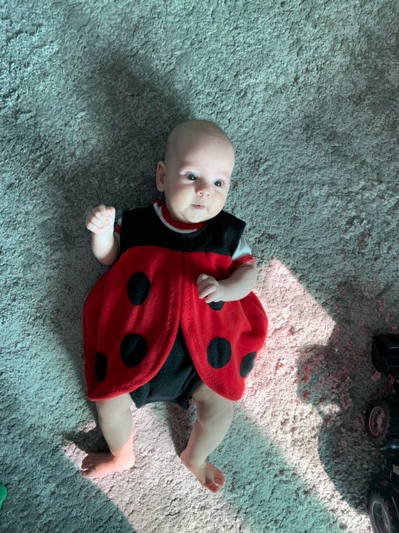 Baby Ladybug Costume, Infant Girl 1st Halloween Costume, Newborn Cosplay  Outfit, Baby Shower Gift 