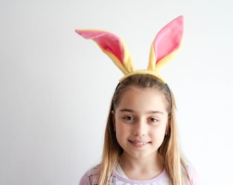 Rabbit Ears Headband, Bunny Head Band, Children's or Adult's Photo Prop, Easter Bunny Cosplay