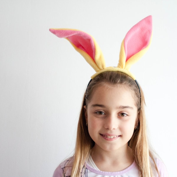 Bandeau oreilles de lapin, bandeau de lapin, accessoire photo pour enfants ou adultes, cosplay de lapin de Pâques