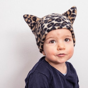 ? EUC Costume Leopard Print Hat Leopard Hat With Paws Animal Hood 5504 main image 2