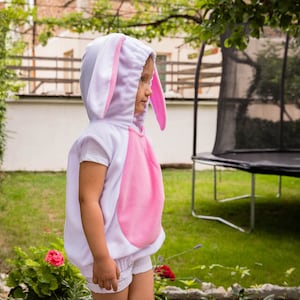 Kids Bunny Costume, Rabbit Halloween Costume, Party Costume, Halloween Costume for Boys or Girls, Toddler Girl Costume, Karneval de Purim