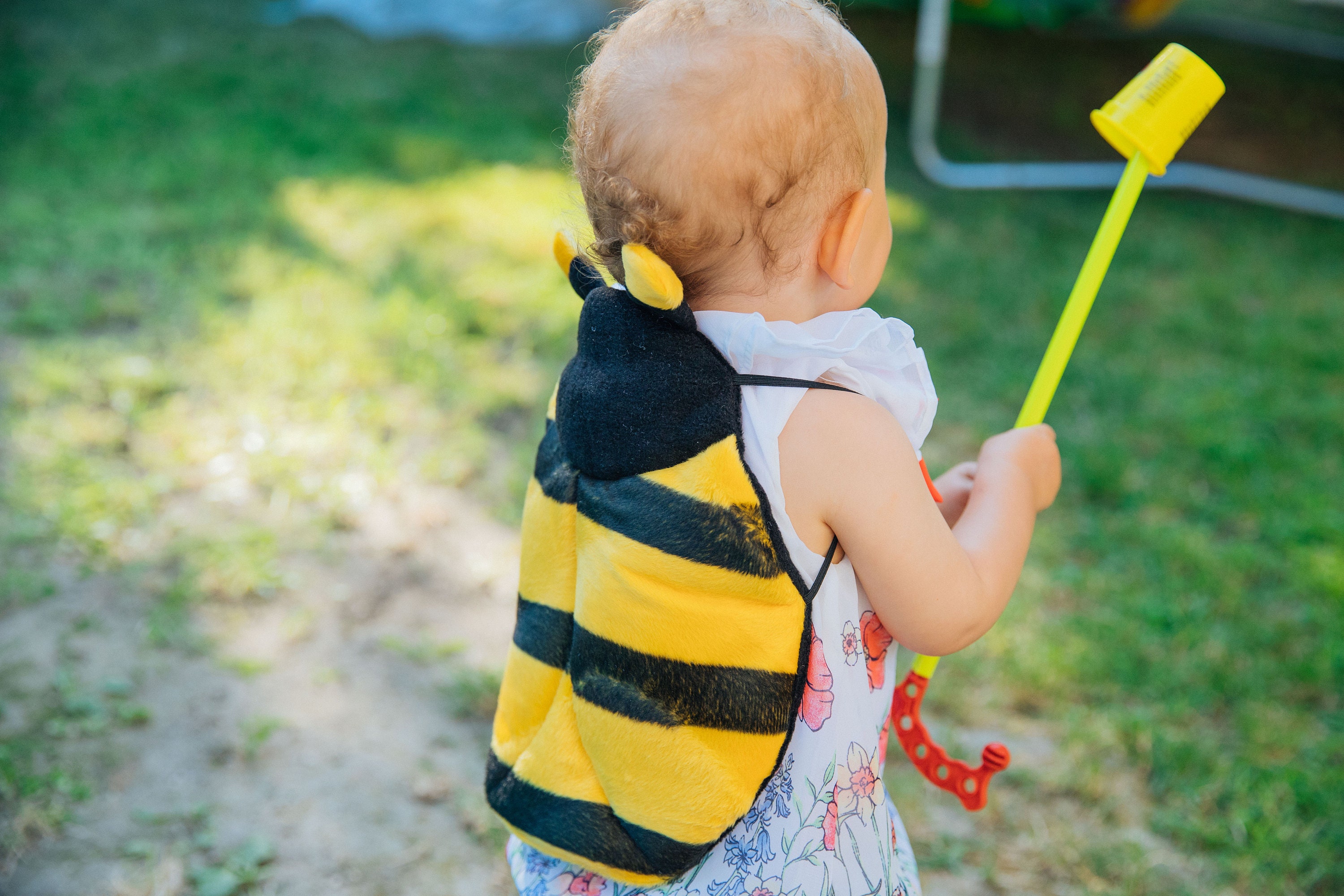 Morph Costume d'abeille bourdon pour filles – Tenue de bourdon pour enfants – Costume d'abeille pour bébé fille – Déguisement amusant, 1 à 2 ans