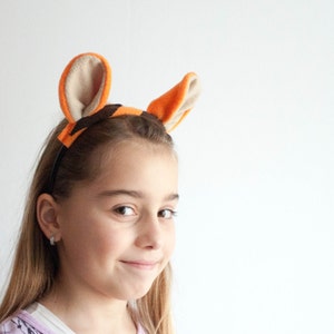 Tiger Ears Headband, Animal Ears Head Band, Children's or Adult's Photo Prop, Cosplay, Pretend Play image 5