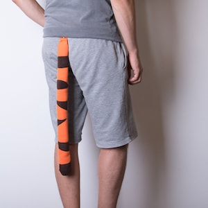 Tiger Tail Cosplay, Orange Tiger Costume, Children's or Adult's Photo Prop, Cosplay, Pretend Play