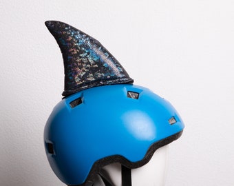 Stick On Shark Fin for Helmet, Ski Helmet Accessory