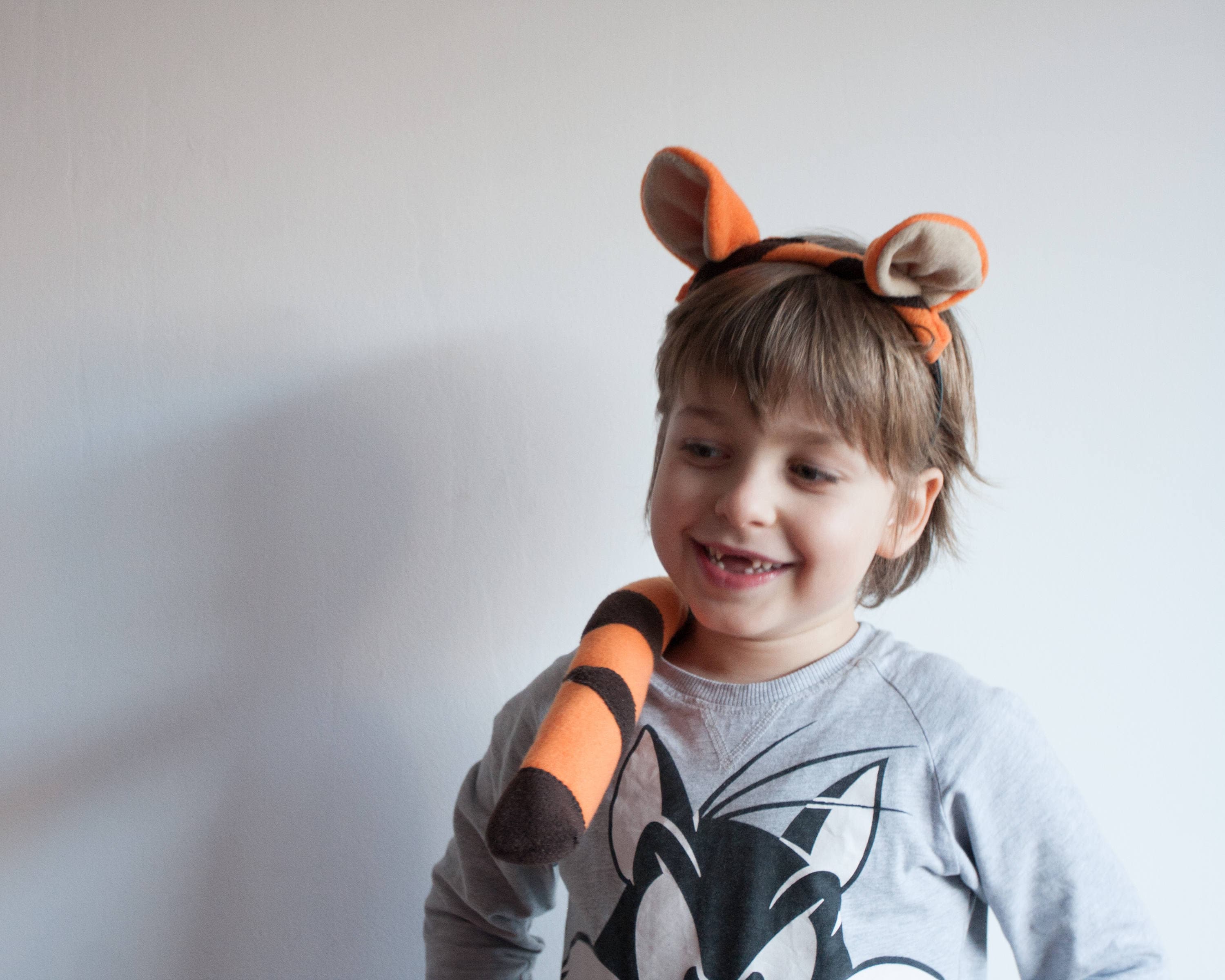 Diadema y cola con orejas de tigre, disfraz de tigre naranja, accesorio fotográfico para niños o adultos, cosplay, juego de simulación - España Diadema y cola con orejas de tigre, disfraz de tigre naranja, accesorio fotográfico para niños o adultos, cosplay, juego de simulación - España