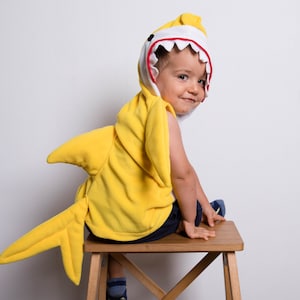 Yellow Shark Costume, Baby Halloween Costume, Party Costume, Halloween Costume for Boys or Girls, Toddler Costume, Baby Costume