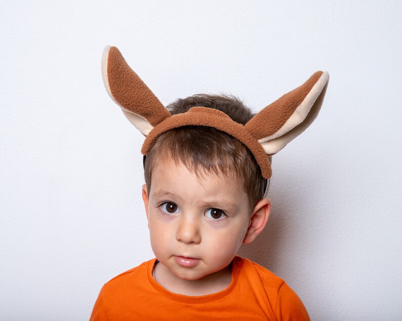 Kangaroo Ears, Cute Animal Ears Headband, Halloween Costume Accessory, Children's or Adult's Photo Prop, Cosplay image 3