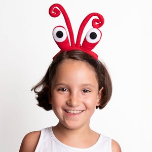 Crab Costume, Crab Eyes Headband and Crab Claws, Red, Green, Orange, Purple, Blue, Children's or Adult's Photo Prop, Halloween Costume Headband