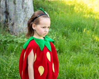 幼児向けいちごコスチューム - ベリースイートなハロウィンやドレス