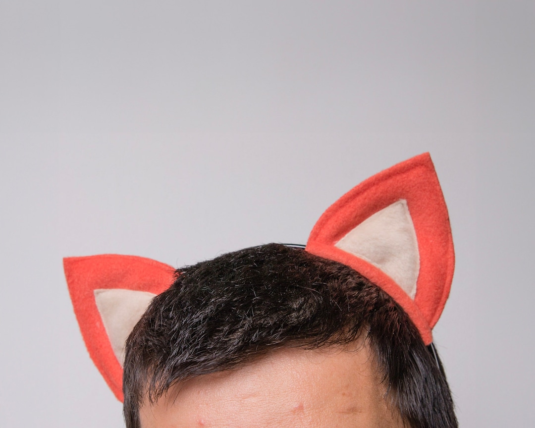 Pack 2 Diademas De Orejas De Zorro Marrón | Accesorio Para Disfraz De Animal, Halloween Y Cosplay