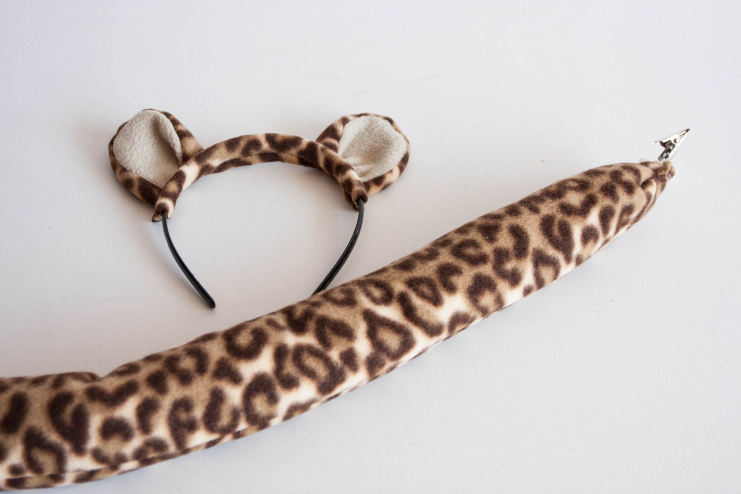 Leopard Headband and Leopard Tail Leopard Pretend Play Etsy
