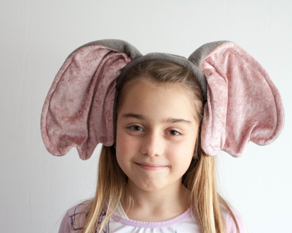 Elephant Ears Headband Animal Ears Jungle Safari Animal Etsy UK