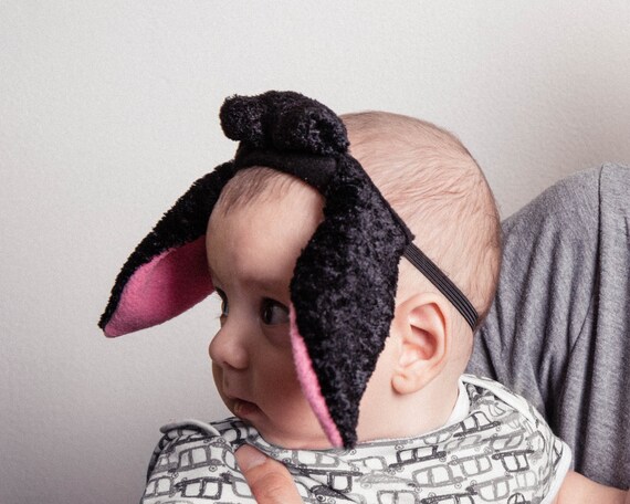 HFFYYQ Cerchietto con orecchie di pecora Lolita con orecchie di agnello (polvere bianca, taglia unica