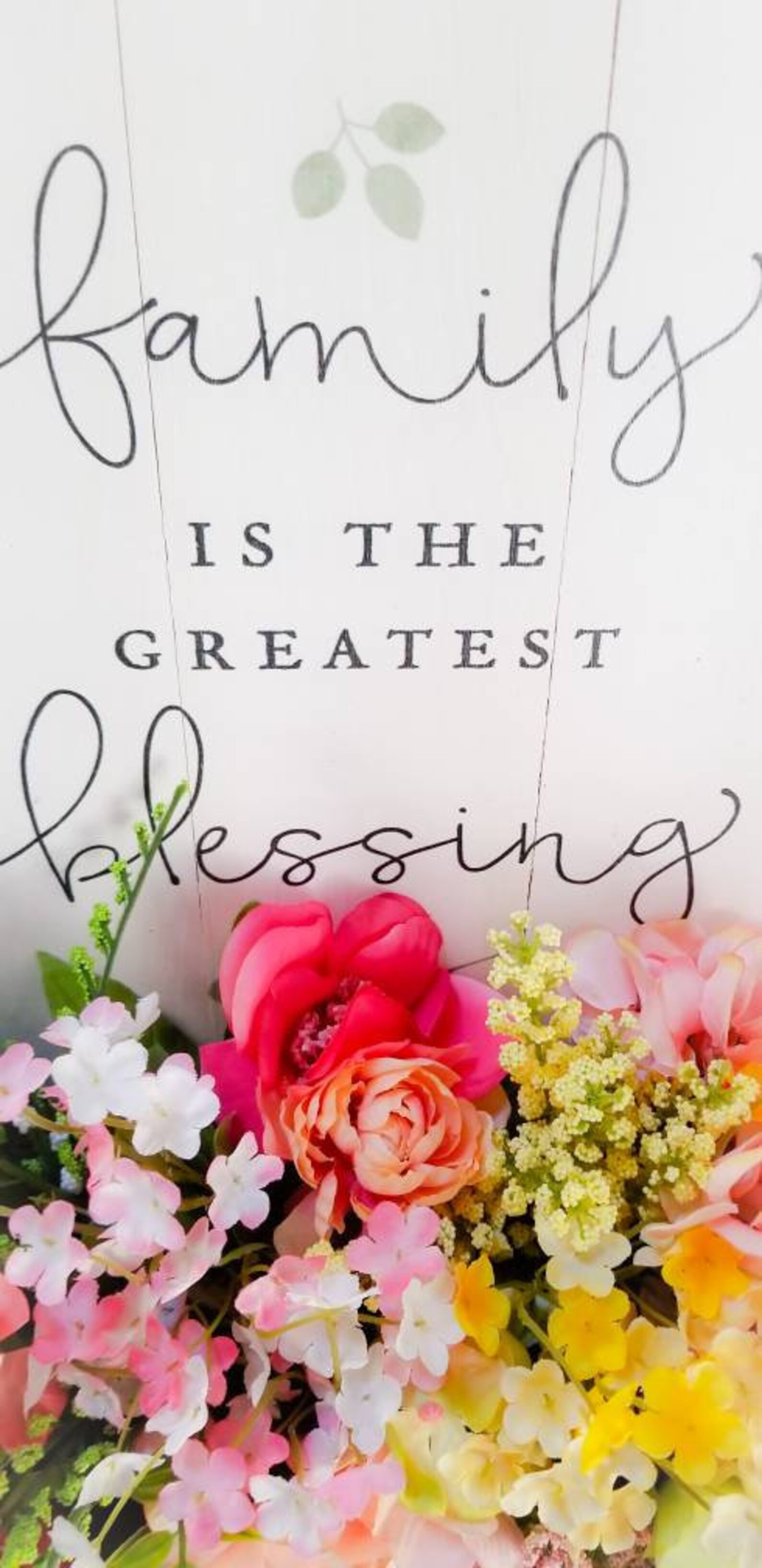 Spring Wall Hanging Floral Arrangement Home Decor Spring Etsy