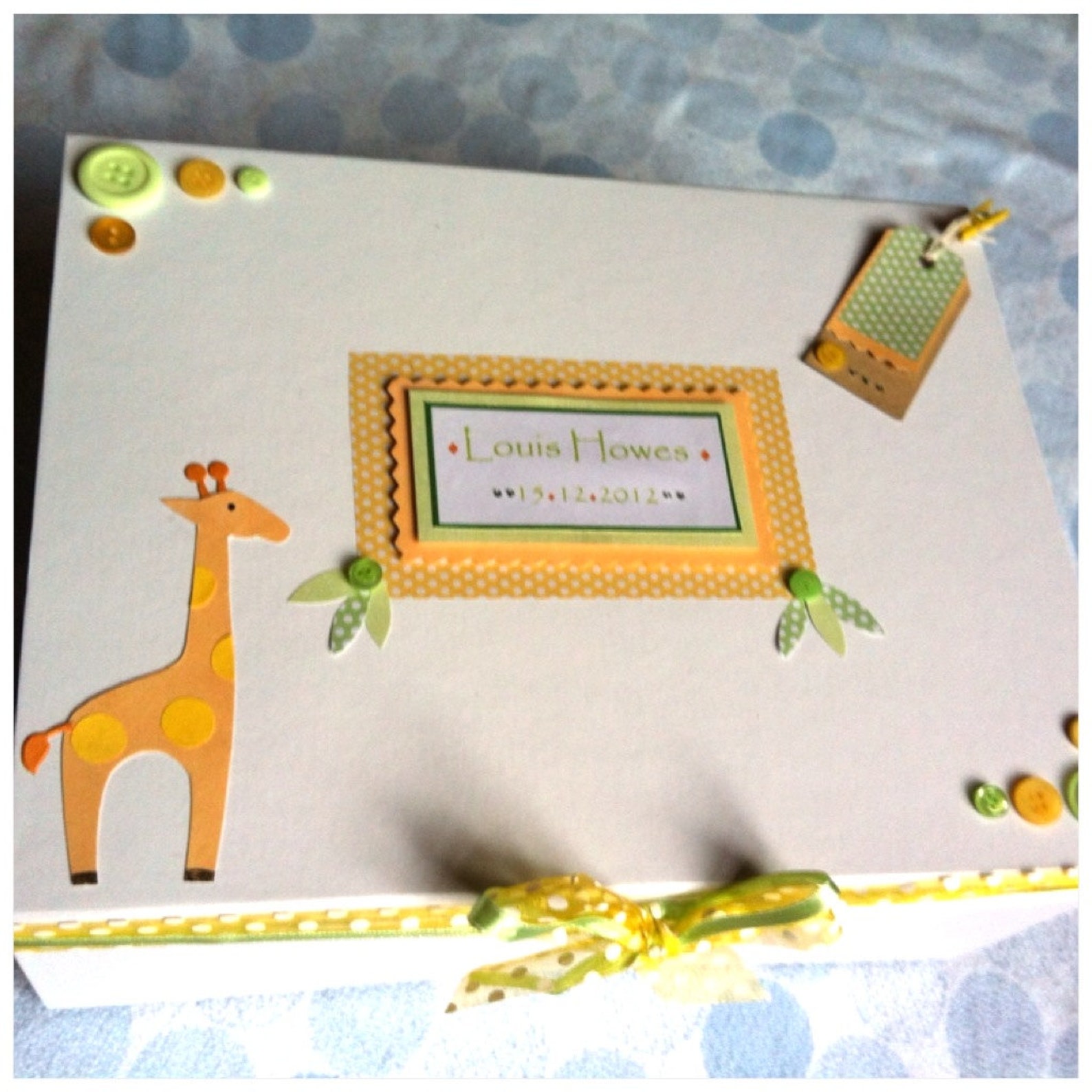 Personalised Memory/keepsake/gift Box large 22 X 28 X11cm Etsy
