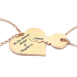 Rose gold plated sterling silver set of heart and key bracelets, Mother daughter bracelets set,Key to my heart bracelets