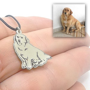 Photo Engraving Necklace, Sketch Engraving, Figures engraved necklace, Best friends, Family photo necklace, Pet  necklace