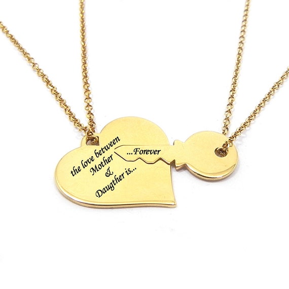 rose gold daughter necklace