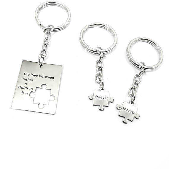 Puzzle keychain best sale set