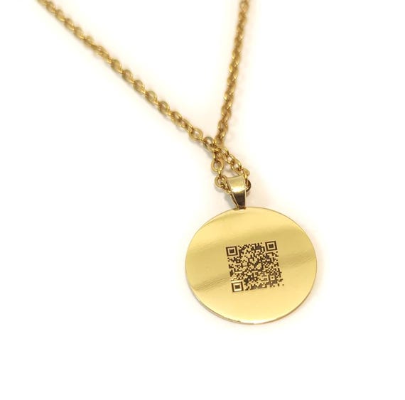 Collana Amen Croci e Cristalli Neri in Argento Placcato Oro Giallo