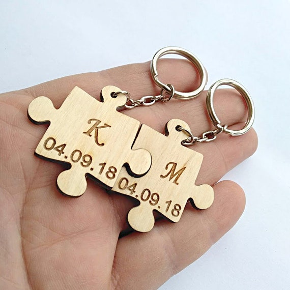 Puzzle clearance keychain set