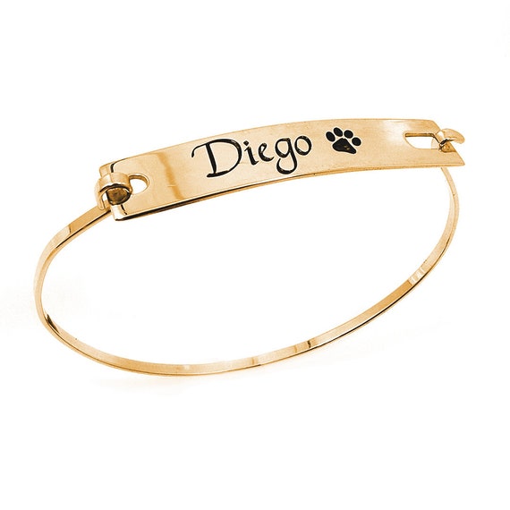 Dog bracelet with sale name