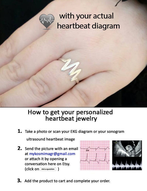 Buy Heartbeat Ring / 14k Rose Gold Heartbeat Ring / Diamond Heartbeat Ring  / EKG Ring / Gold Heartbeat Ring / Diamond Wedding Band / Stacking Online  in India - Etsy