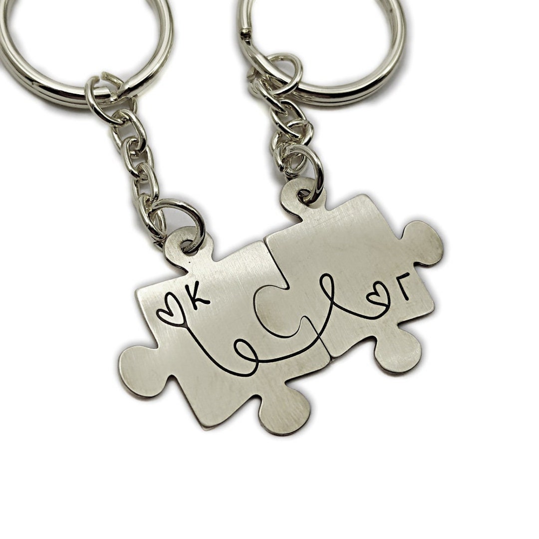 if Portachiavi in metallo con lettere dell'alfabeto a V, 7 cm, argento, Argento, 7 cm, Classico