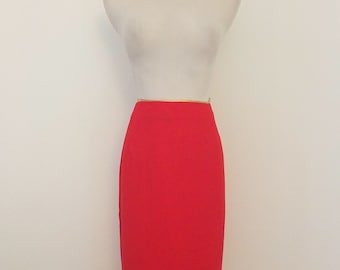 maroon skirt 80s