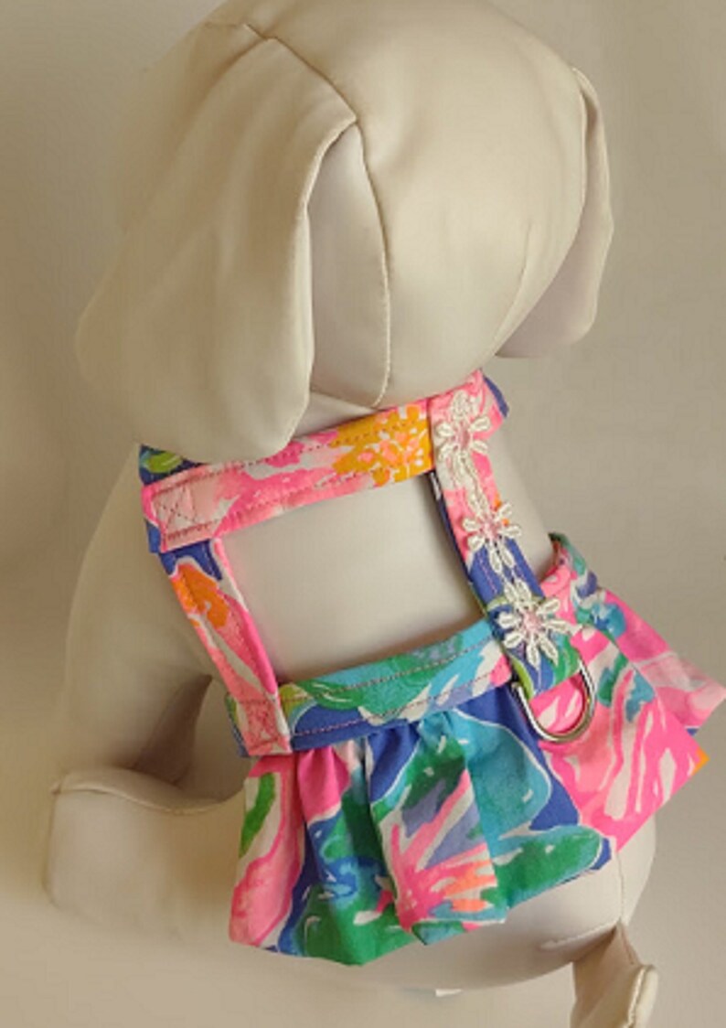 Custom Dog Harness Dog Clothes Dog Dress Jungle Dog Etsy