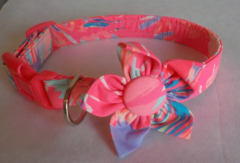 Custom Dog Collar Girl Dog Collar Adjustable Dog Collar Etsy