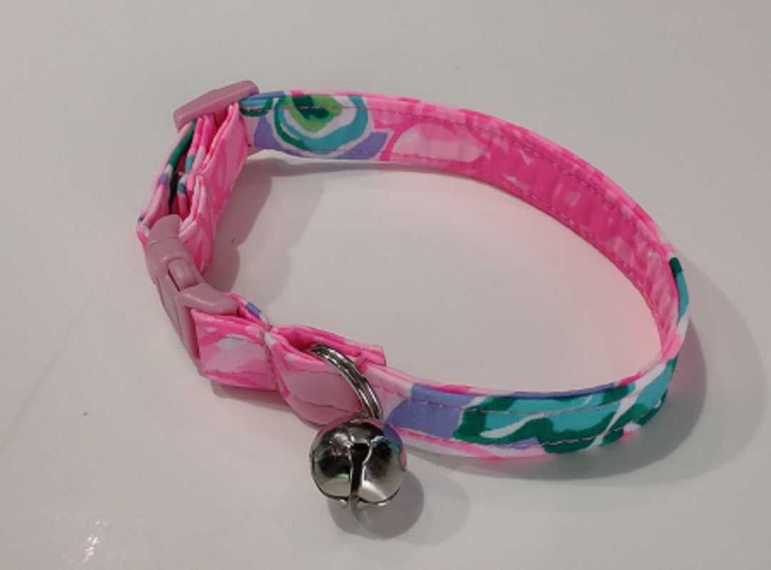 Custom Cat Collar Lilly Cat Collar Breakaway Cat Collar Girl Cat Collar