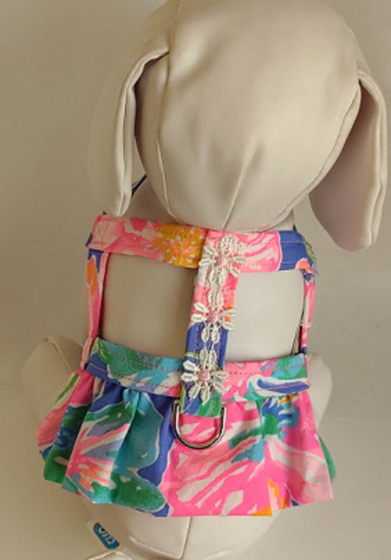 Custom Dog Harness Dog Clothes Dog Dress Jungle Dog Etsy
