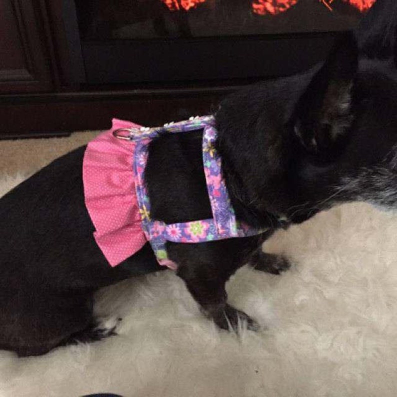 Custom Dog Harness Dog Dress Dog Outfit Dog Clothes Etsy