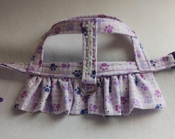 Dog Harness - Dog Clothes - Dog Clothing - Dog Dress -  Pet Accessory - Dog Harness - Cute Dog Clothes - Gingham - Small Dog Harness