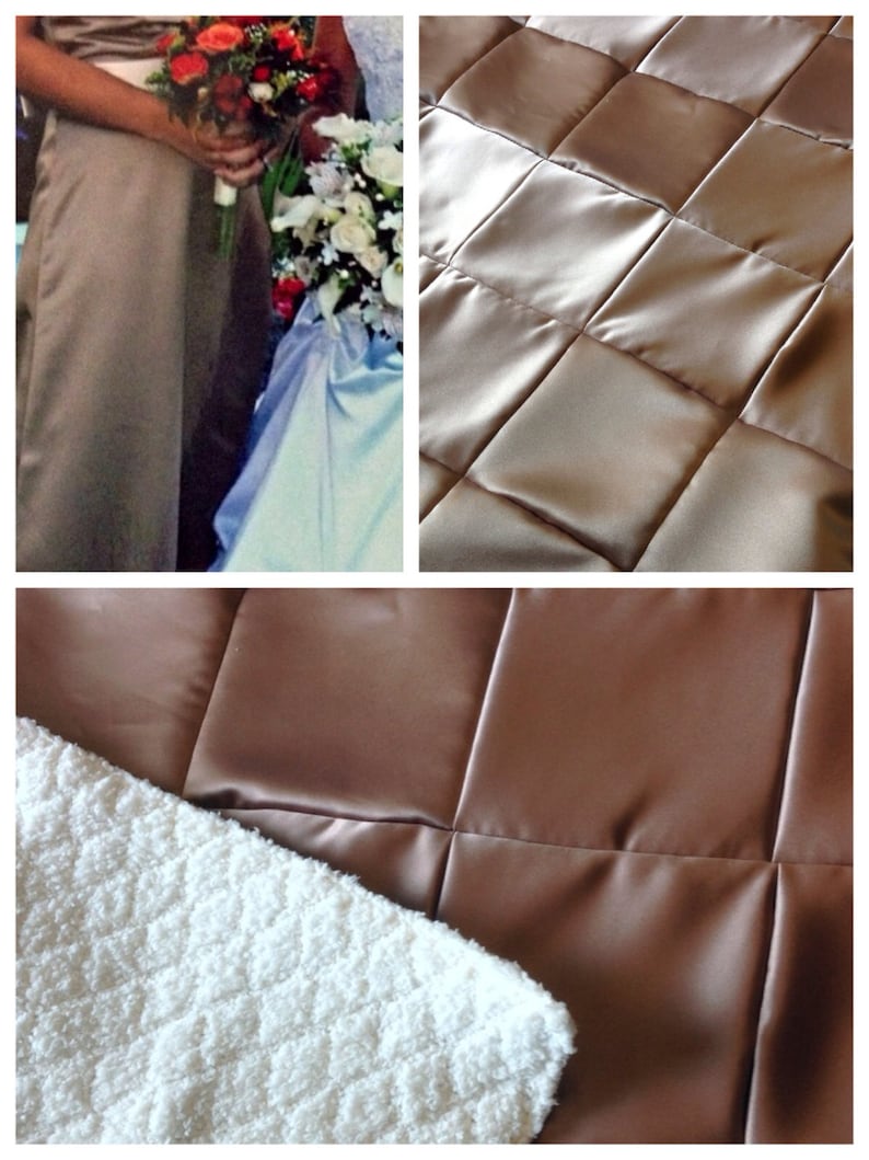 Your Bridesmaid Dress made into a Baby Quilt Baby Blanket Etsy