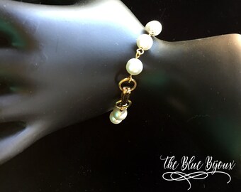 Pearl Bracelet | Simple Elegant Pearl Bracelet