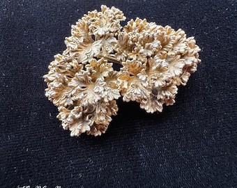 Vintage Eggert Denmark Sterling Silver Flora Danica Parsley Brooch