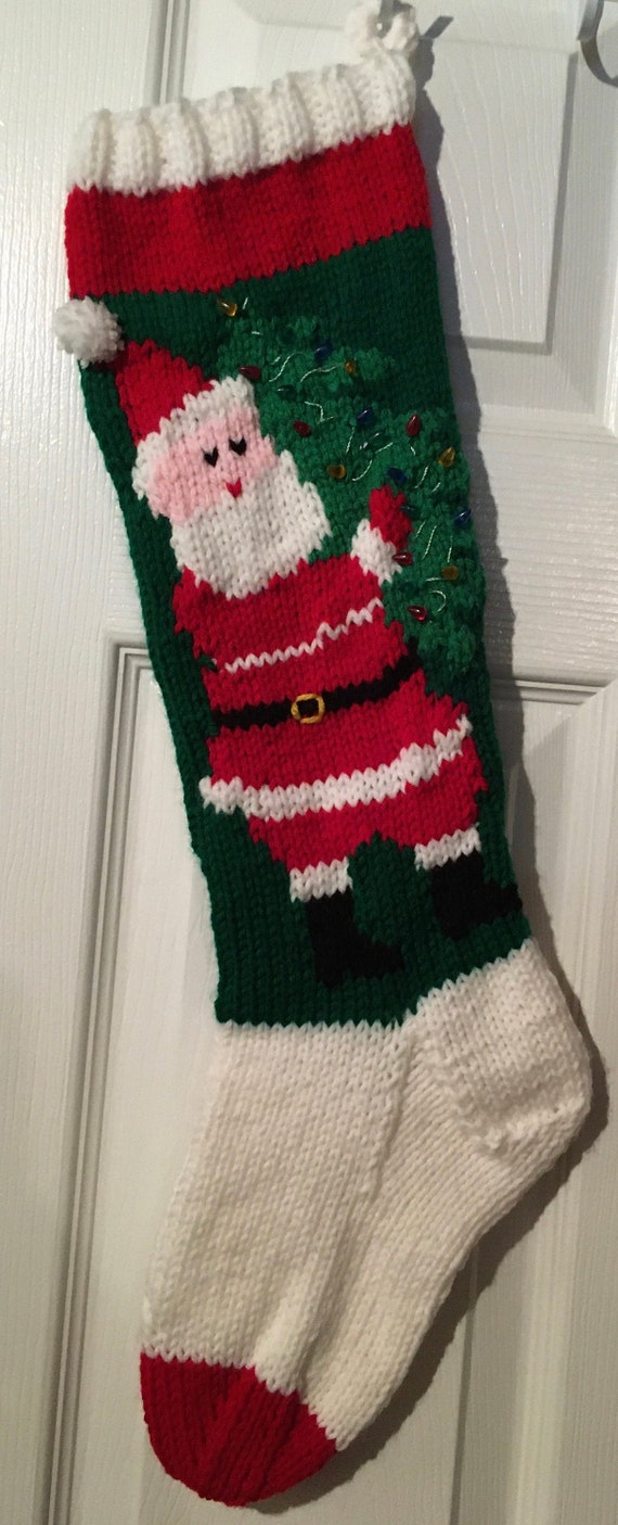 Sold Out Taking Orders For 2022 Hand Knitted 2 Sided Christmas | Etsy